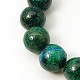 Perles synthétiques chrysocolla brins G-L529-B01-8mm-5