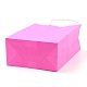 Sacs en papier kraft rectangle sacs à provisions cadeaux X-AJEW-G020-A-02-3