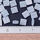 MIYUKIティラビーズ  日本製シードビーズ  2穴  （tl2561)シルクペールライトブルー  5x5x1.9mm  穴：0.8mm  約590個/50g SEED-X0054-TL2561-4