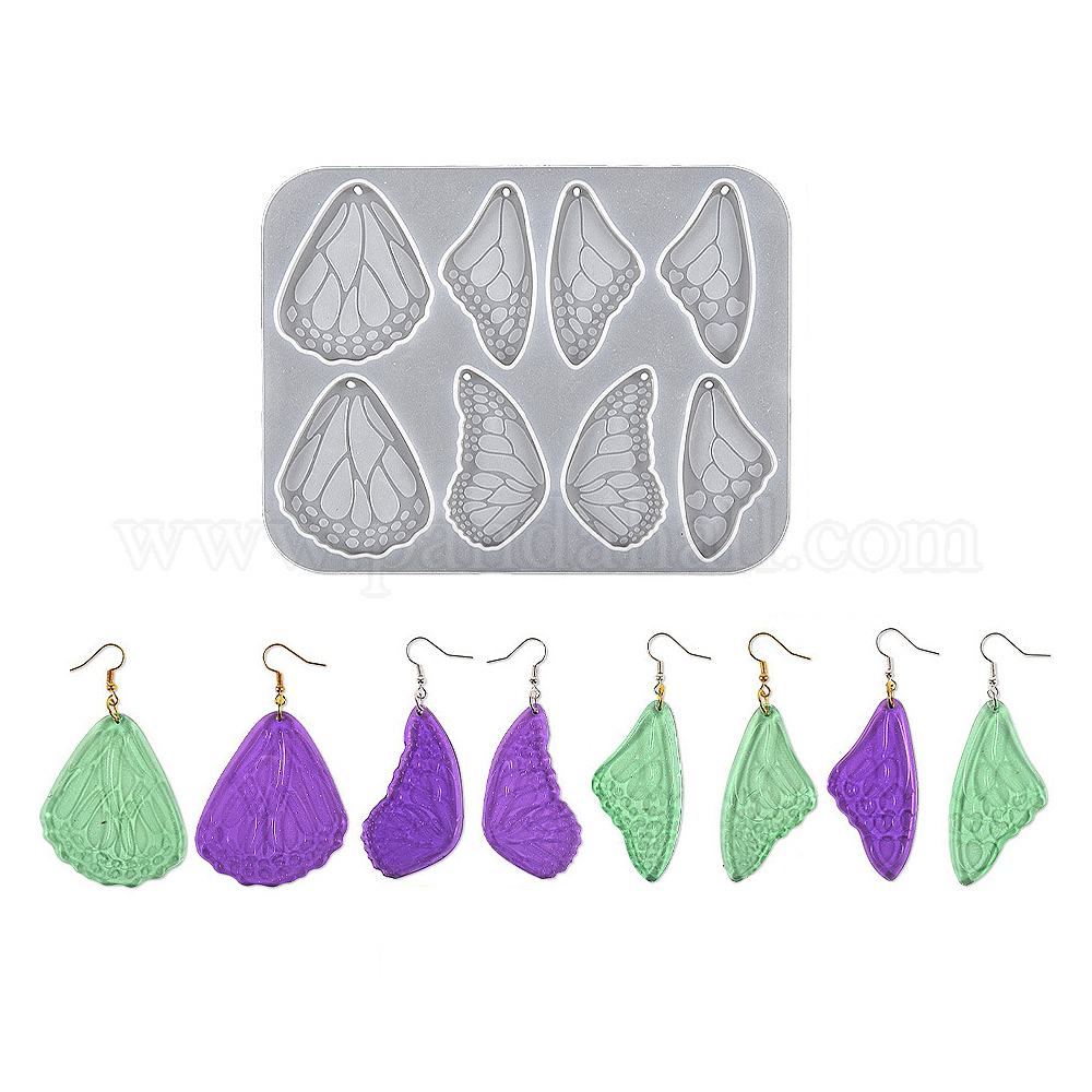 Moules En Silicone Pour Pendentifs Noël - Formes Étoile, Cœur, Sapin - DIY Résine, Cire, Décoration Festive