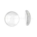 Cabochons en verre transparent, cabochon en dôme clair pour la fabrication de bijoux pendentif photo camée, clair, 11.5~12x4mm