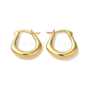 Серьги-кольца из латуни для женщин EJEW-L224-74G