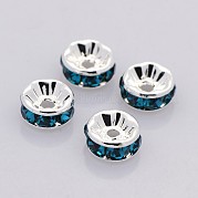 Латунь марки А горный хрусталь Spacer бисер RB-A014-Z6mm-06S