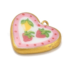 Pendentifs en porcelaine imprimée&nbsp;STAS-C183-03A-01