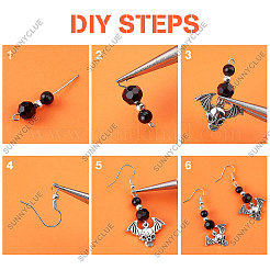 DIY-Sets zum Basteln von Halloween-Ohrhängern&nbsp;DIY-SC0019-36