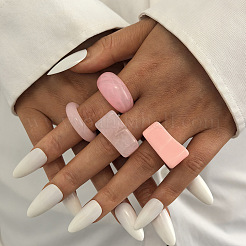Set aus Fingerringen aus Kunstharz&nbsp;WG0AF86-01