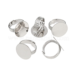 Impostazioni piane rotonde pad Brass Ring&nbsp;X-MAK-S033-018P-NF