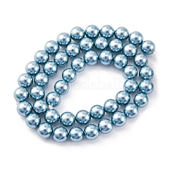 Chapelets de perles de coquille&nbsp;BSHE-K015-8mm-02