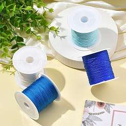 4 Rolle 4 Farben runde Nylonschnur mit chinesischem Knoten&nbsp;NWIR-FS0001-06B
