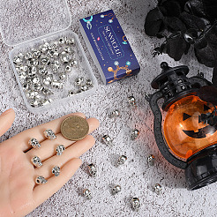 60 Stück 2 Stile europäische Perlen aus Zinklegierung&nbsp;FIND-SC0012-29