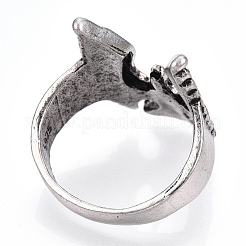Legierung Emaille Fingerringe&nbsp;RJEW-S038-109-19mm