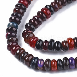 Chapelets de perles d'agate naturelle&nbsp;G-N326-93