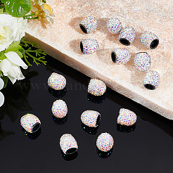 16 Stück Reifenventilkappen aus Polymer Clay und Strass&nbsp;FIND-NB0006-71B