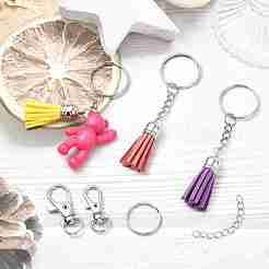 DIY Schlüsselanhänger Schmuckherstellungssets&nbsp;DIY-YW0012-02