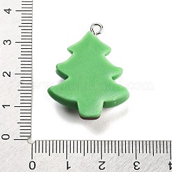Anhänger aus undurchsichtigem Harz zum Thema Weihnachten&nbsp;RESI-F054-A09