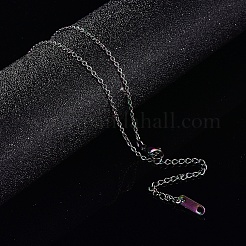 304 fabrication de bracelet en chaîne de câble en acier sans stian&nbsp;STAS-CJ0001-135M