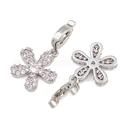 Pendentifs avec zircon cubiques à micro-pavés en laiton&nbsp;CU-CBAA6E8-14P-05