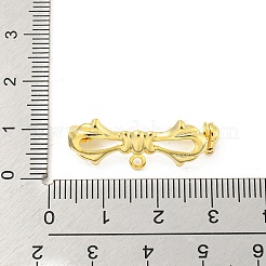 Broschenzubehör aus Messing mit Schleife&nbsp;KK-H738-35G