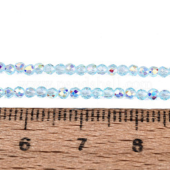 Abalorios de vidrio transparente hebras&nbsp;EGLA-N028-01A-A06