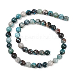 Natur Chrysokoll Perlen Stränge&nbsp;G-K405-B01-8mm