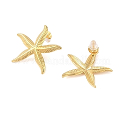 Orecchini a bottone in acciaio inossidabile 304 per donna&nbsp;EJEW-P289-01A-G