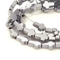 PVD-Vakuumbeschichtung nicht magnetischer Stränge synthetischer Hämatitperlen&nbsp;G-I276-10A