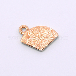 Pendentifs d'émail en alliage&nbsp;ENAM-WH0049-19G