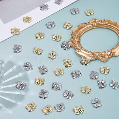 40 pièces 2 couleurs pendentifs en alliage de placage en rack&nbsp;FIND-FH0012-09