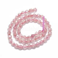 Fragola naturale perle di quarzo fili&nbsp;G-K303-B10-8mm