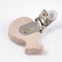 Clips porte-tétine en bois de hêtre&nbsp;X-WOOD-T015-07