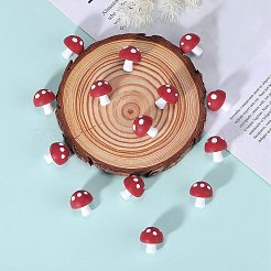 20 pièce de perles focales en silicone champignon&nbsp;JX901B