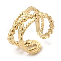 Bague de manchette ouverte en acier inoxydable 304&nbsp;RJEW-K248-04G