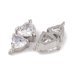 Pendentifs en laiton zircon cubique transparent&nbsp;KK-L212-10P