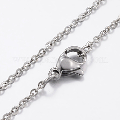 Collares colgantes de acero inoxidable 304 que no se deslustran&nbsp;NJEW-J053-03P