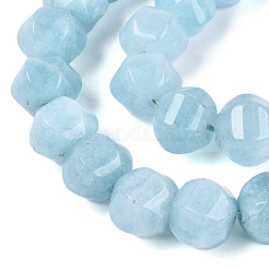 Natürliche weiße Jade perlen Stränge&nbsp;G-N359-13A-01