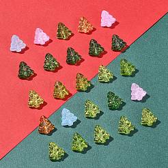 40 perles de verre teintées et chauffées&nbsp;GLAA-FS0001-88A
