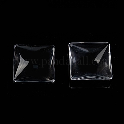 Vetro trasparente cabochon quadrati&nbsp;X-GGLA-A001-30mm