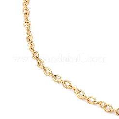 Collier chaîne en acier inoxydable 304 pour femme&nbsp;NJEW-G104-03G