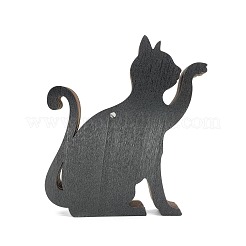Holzgeschnitzte Katzen-Ausstellungsdekorationen&nbsp;PW-WGB8703-01