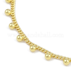 Bracelets en laiton plaqués en rack pour femmes&nbsp;BJEW-K244-08B-G