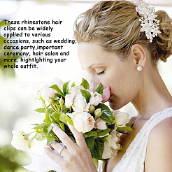14 stücke 4 stil hochzeit braut legierung strass haar bobby pins&nbsp;DIY-GA0003-90
