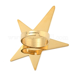 Anillos ajustables de acero inoxidable 304 para mujer&nbsp;RJEW-F158-02G-03