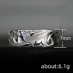 Messing-Fingerringe mit Rankenmuster für Damen&nbsp;FS-WGD177A-02