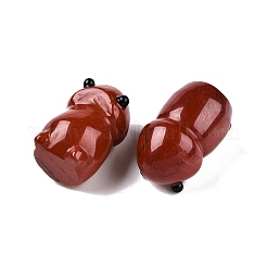 Figurines de monstre en jaspe rouge naturel&nbsp;DJEW-N003-01F