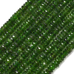 Fili di perline naturali diopside verde&nbsp;GG-NH0012-B02-4mm