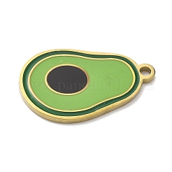 Ciondoli in acciaio inossidabile 304 con smalto a forma di frutta&nbsp;LS-STAS-G362-04G-01