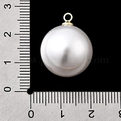 Pendentifs en plastique imitation perle ABS&nbsp;FIND-H052-01J-04G