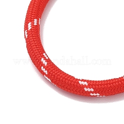 Fabrication de colliers en cordon rond enroulé autour d'une âme en polyester&nbsp;KK-CBACFA2-03P-26