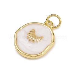 Pendentifs d'émail en laiton &nbsp;KK-D424-24A-G