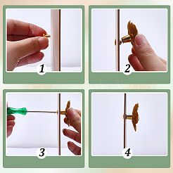 Schubladengriff-Sets aus Blumenlegierung&nbsp;FIND-GO0004-51